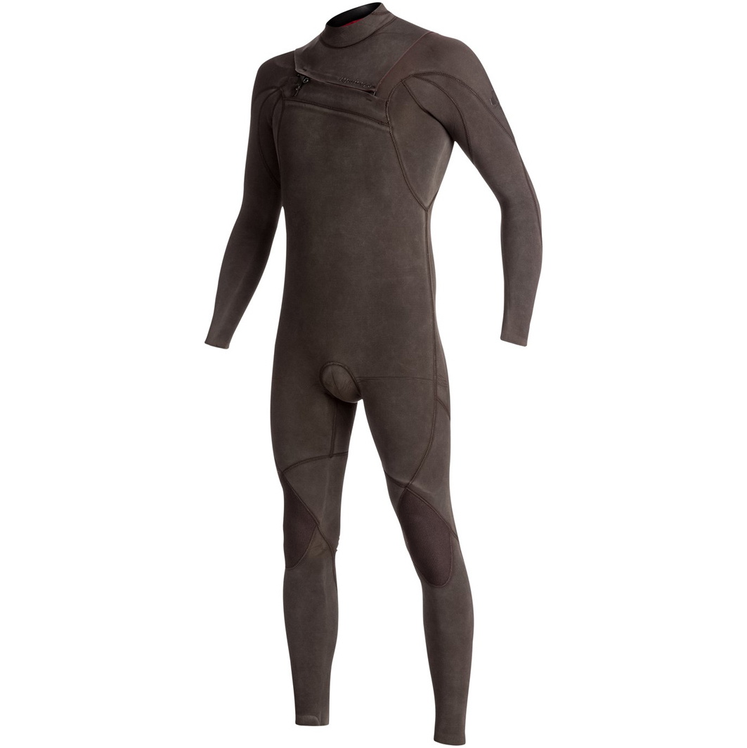 Quiksilver Original Monochrome 3/2mm AZip Wetsuit SEAL BROWN EQYW103053